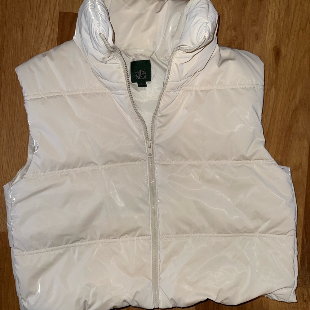 Wild Fable Ivory Puffer Vest